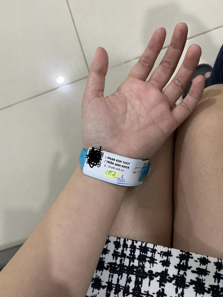 May mắn, chị Thủy có tin vui ngay lần chuyển phôi đầu tiên. (Ảnh: NVCC)