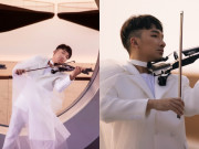 Nhạc - Hoàng Rob là nghệ sĩ đầu tiên độc tấu violin ở "tiên cảnh" mới của Việt Nam