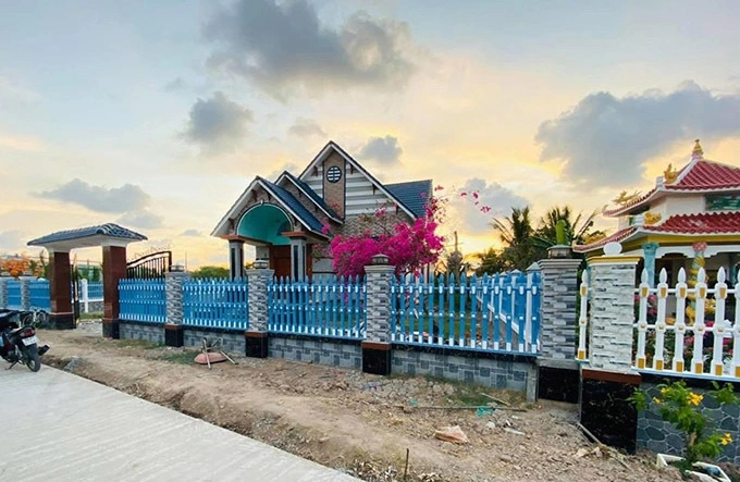 Khu biệt thự kết hợp trang trại tại Cà Mau nhiều lần được Quách Ngọc Ngoan chia sẻ trên trang cá nhân.