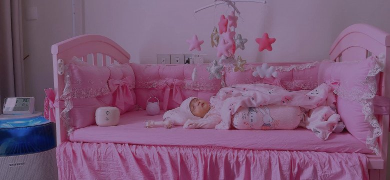Hiện con đã được hơn 3 tháng tuổi. (Ảnh: NVCC)
