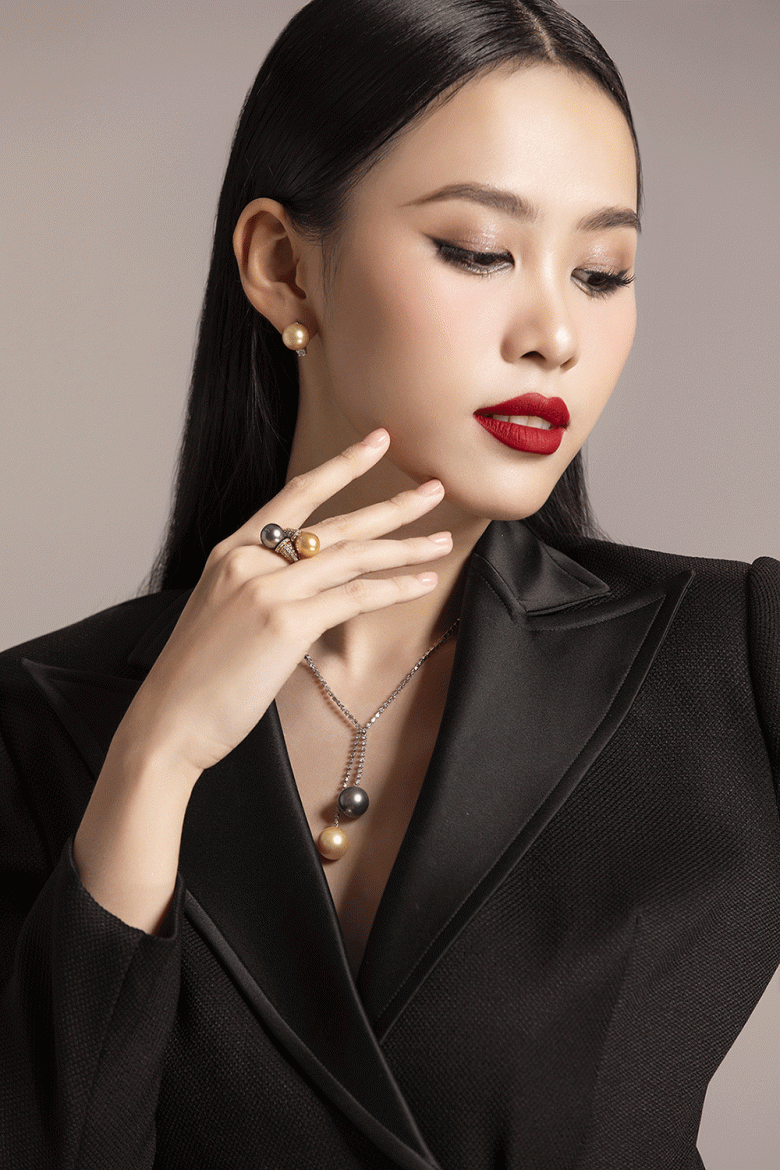 Trang sức ngọc trai Long Beach Pearl tôn vinh vẻ đẹp Top 3 Hoa hậu Việt Nam 2022 - 7