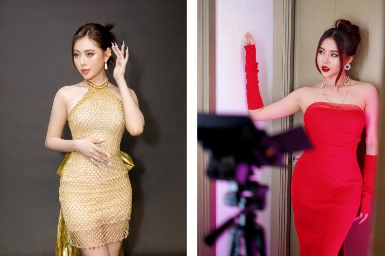 ​​​Vóc dáng đồng hồ cát của cô cân mọi thể loại trang phục.