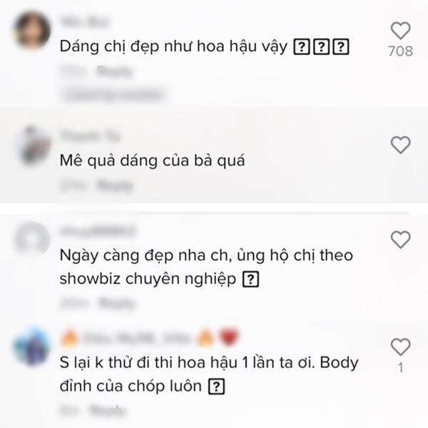 Thậm chí, nhiều fan còn thúc giục cô thi Hoa hậu để không bỏ phí nhan sắc của mình.