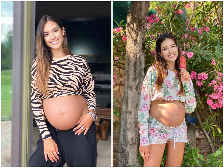 Người phụ nữ tăng 10kg khi mang bầu nhưng vẫn thon gọn, săn chắc.
