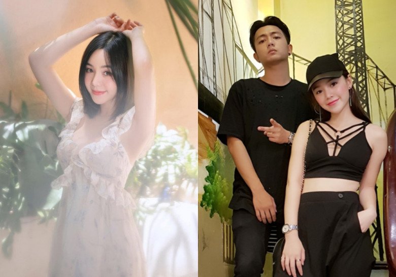 Quỳnh Kool và bạn trai thời còn học đại học.