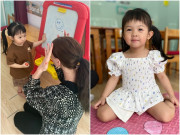 Làm mẹ - Con gái Cường Đôla đi học mẫu giáo ngoan nhưng nhìn 1 bức ảnh bé ngồi, hội mẹ bỉm lo lắng dặn dò
