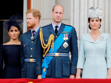 Vợ chồng Kate thở phào nhẹ nhõm khi em dâu Meghan sẽ không về Anh dự lễ đăng quang của bố chồng