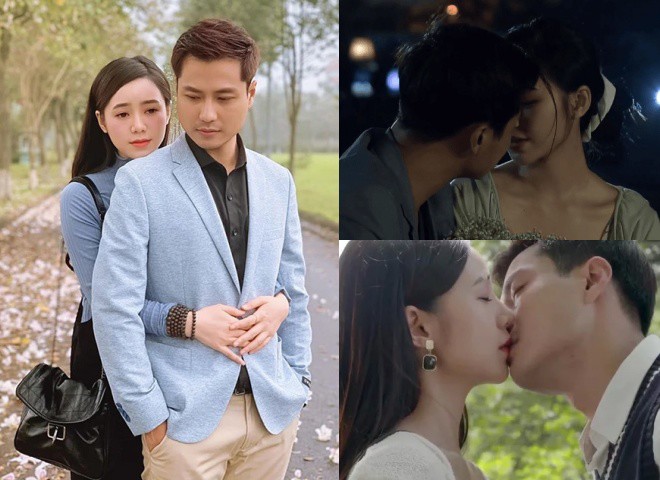 Quỳnh Kool và Thanh Sơn từng có quãng thời gian vướng tin đồn hẹn hò vì quá mùi mẫn trên phim.