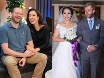 Chồng Tây của Hoa hậu Ngô Phương Lan lên TV nói tiếng Việt cực hay, bà mối cho 2 người là MC đình đám VTV