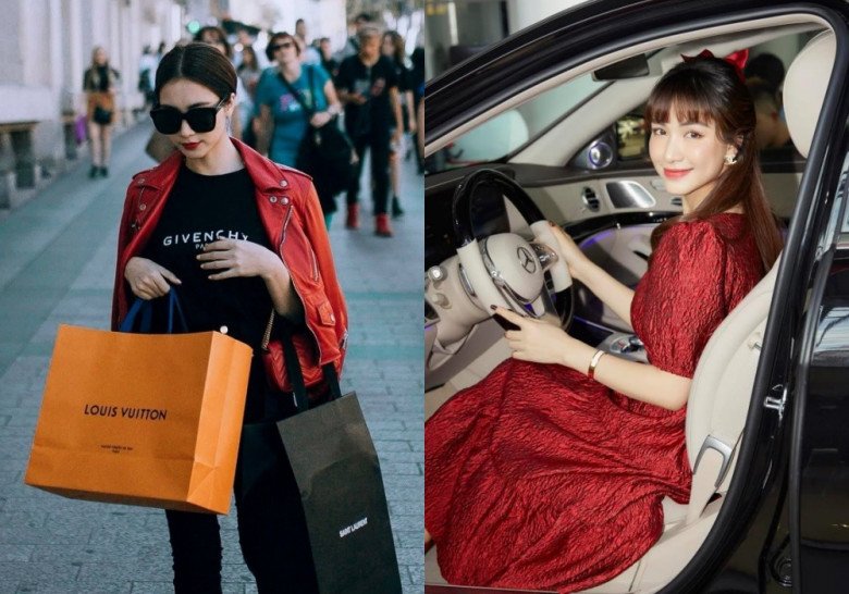 Nữ ca sĩ 9X cũng không tiếc tiền mua đồ hiệu, sắm xe hơi.