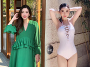 Làm đẹp - Nhan sắc loạt mỹ nhân qua lăng kính chồng: Đỗ Mỹ Linh bị soi nét mẹ bầu, Bảo Thy khoe trọn đường cong