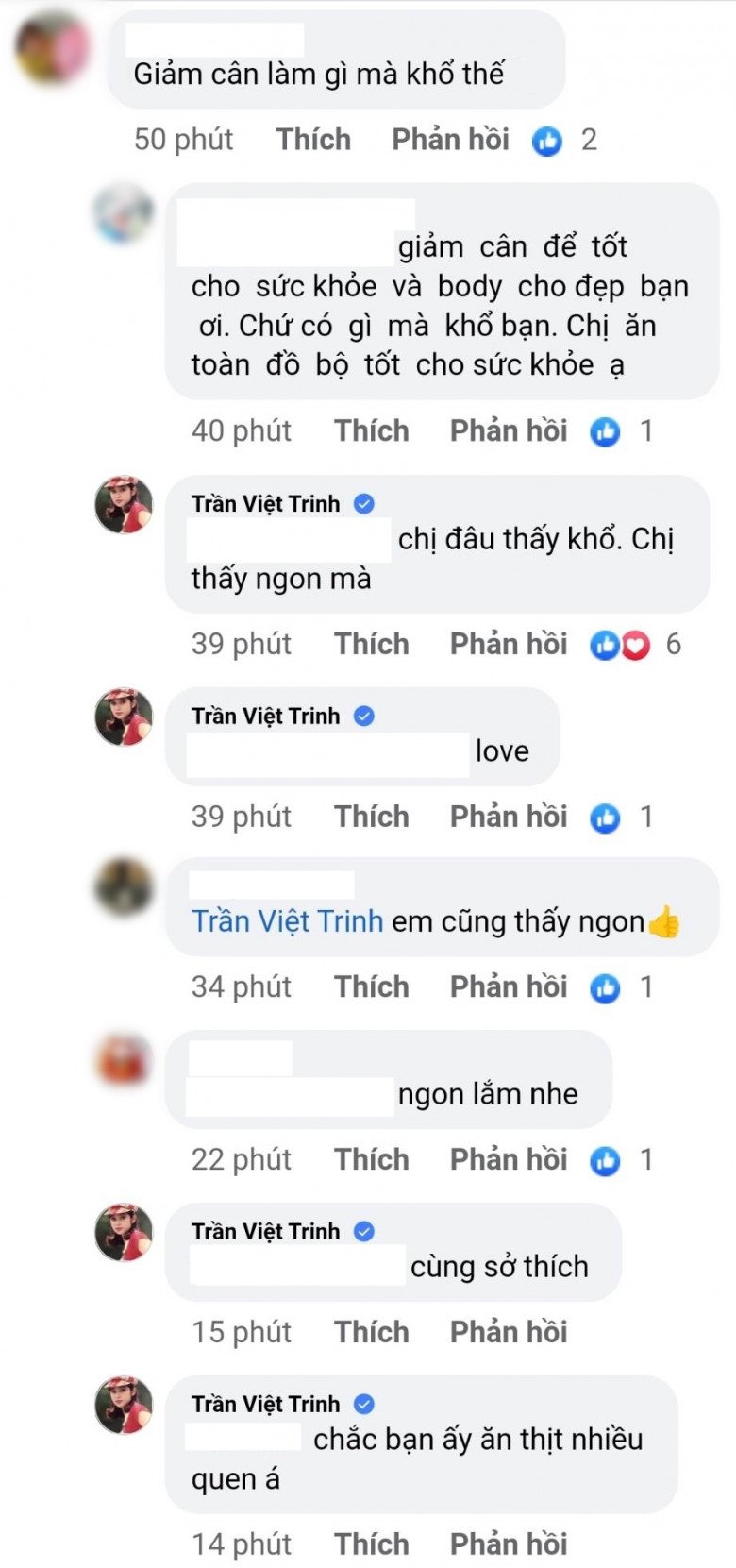 Việt Trinh khoe bữa ăn đạm bạc, đáp lại khi dân mạng nói: amp;#34;Giảm cân làm gì mà khổ thế?amp;#34; - 7