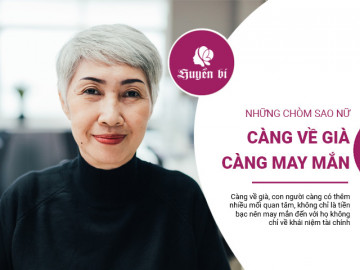 5 chòm sao nữ hạnh phúc, càng về già lại càng nhiều may mắn