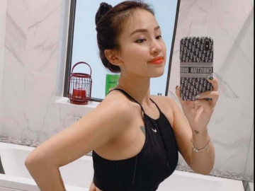 Vân Hugo kiên trì độ dáng sau sinh, lấy lại đường cong hình thể quyến rũ