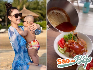 Sau khi đánh con lằn 5 ngón tay vì không ăn, Quế Vân làm món ngon xuất sắc cho bé