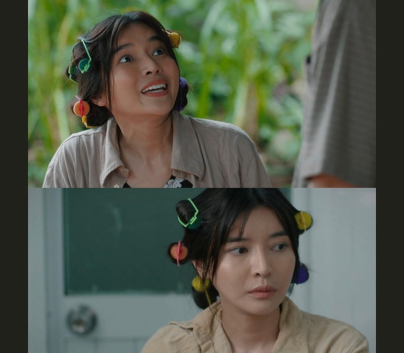 Gần nhất, Cao Thái Hà "chiếm sóng" VTV khi vào vai một cô gái quê trong phim "Mẹ rơm".
