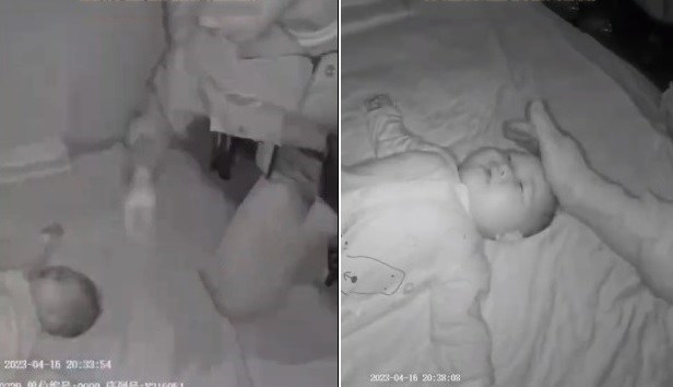 Để con 3 tháng tuổi ngủ ở nhà một mình, theo dõi camera từ xa mẹ sợ hãi gọi cảnh sát - 2