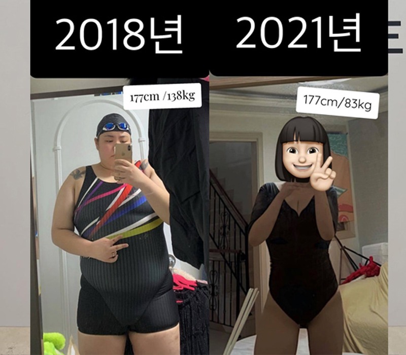 Yang Soobin sở hữu chiều cao 1m77 nên khi giảm cân, trông cô nhuận mắt như người mẫu. Do đó, đồ bơi liền mảnh hay cắt khoét hông cao không còn là món đồ xa vời nữa.
