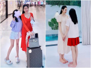 Làm mẹ - Thuỷ Tiên đăng ảnh khoe con gái sở hữu đôi chân kiếm Nhật, Công Vinh tự hào nhờ gen bố