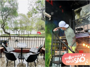 Nhà đẹp - Vợ Chủ tịch của Tuấn Hưng khoe view căn nhà bạc tỷ giữa phố cổ, cảnh nam ca sĩ tự sơn sửa thấy thương