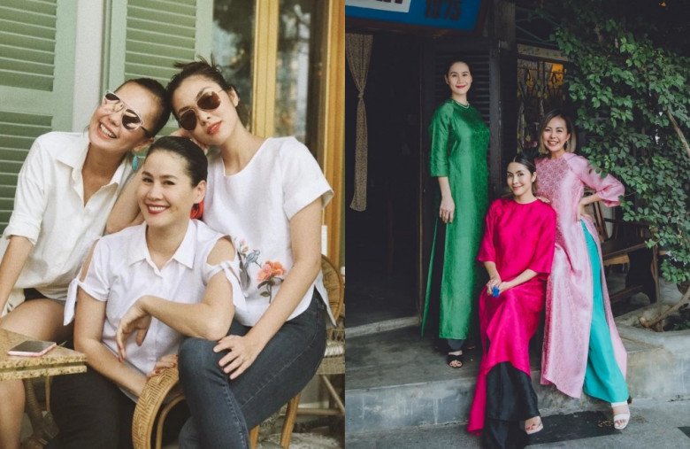 Trong nhóm, Thân Thúy Hà là người gắn bó nhất với nàng dâu nhà hào môn. Trong những lần tụ họp, gần như 2 nàng Hà không bao giờ vắng mặt.