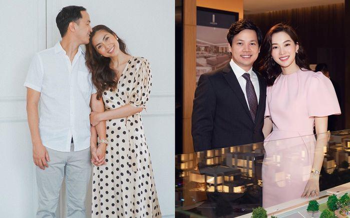 2 mỹ nhân nổi tiếng có điểm chung là kết hôn với doanh nhân giàu có, quyền lực. Sau khi làm dâu nhà hào môn, họ đều gác lại sự nghiệp để làm mẹ, sinh nhiều con.