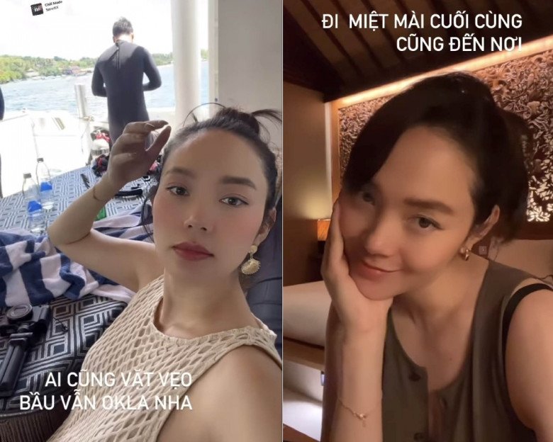 Hiện tại, Minh Hằng đang du lịch Bali.