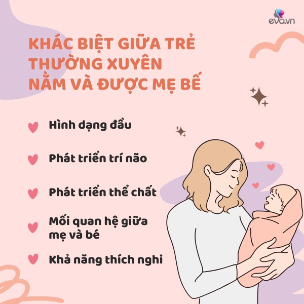 Bác sĩ Nhi: amp;#34;Có sự khác biệt giữa đứa trẻ sơ sinh tự nằm chơi và thường xuyên được bế, sau 3 tuổi khoảng cách càng lớnamp;#34; - 3