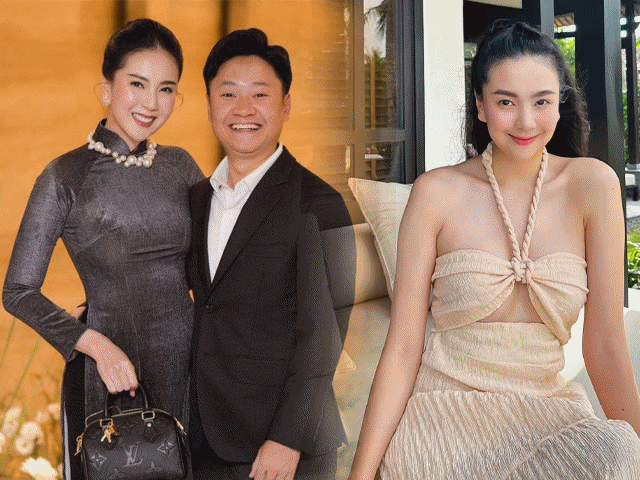 Làm đẹp - Hoa khôi VTV lấy chồng thiếu gia, U40 vẫn chưa sinh nở, mặc đầm thiếu vải lấp ló chân ngực