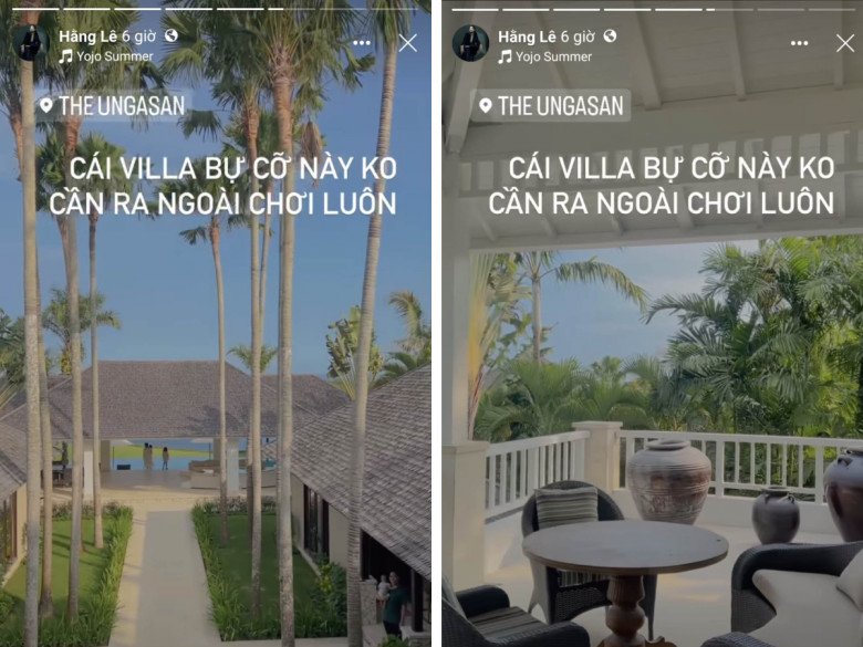 Nữ diễn viên chọn resort cao cấp, có view hướng ra bờ biển.