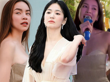 Song Hye Kyo thắp sáng thảm đỏ với váy giả lộ nhưng liệu có quyến rũ bằng dàn mỹ nhân Việt?