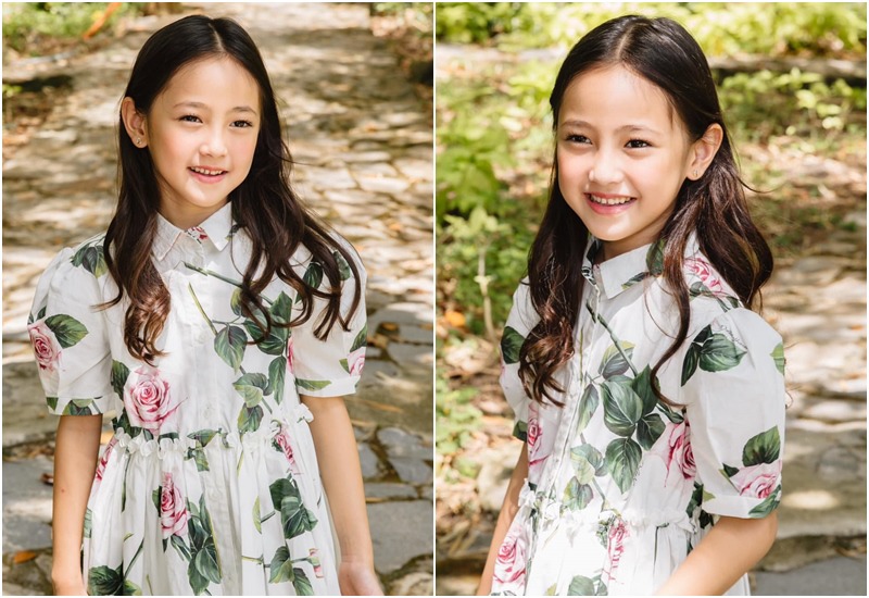 Bé Vivian - con gái 8 tuổi của hoa hậu Hà Kiều Anh - được nhiều người khen càng lớn càng xinh đẹp, thần thái như hoa hậu nhí.
