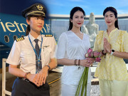 Làm đẹp - Nữ cơ trưởng đầu tiên của Việt Nam U40 không hề bị thời gian bào mòn, sắc vóc đời thực lấn át người nổi tiếng