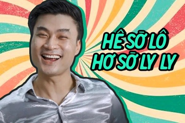 Nhân vật Trung Trâu với cách nói chuyện độc đáo nhanh chóng thu hút các bạn trẻ.