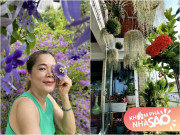 Nhà đẹp - Nữ ca sĩ đại gia của showbiz Việt muốn “thoát y” trốn vào lùm cây đẹp như mơ trong vườn nhà