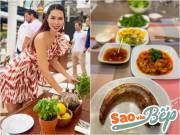 Bếp Eva - Được "lộc ăn" từ tài xế, siêu mẫu Hà Anh trổ tài nấu món thơm phức làm nhiều người xuýt xoa