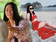 Thời trang - Còn đâu bà Xuân (Hương vị tình thân): Đi xuất khẩu lao động già khụ như U70, ra biển "biến hình" quyến rũ tưng bừng