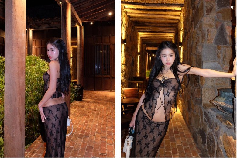  Trên trang cá nhân, nữ giảng viên thường xuyên khoe dáng trong những trang phục kiệm vải hay những bộ bikini nóng bỏng.