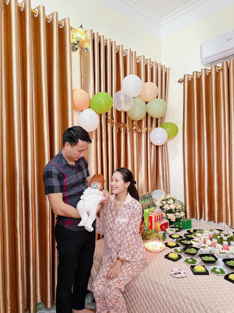 Có con là niềm hạnh phúc lớn của vợ chồng trẻ. (Ảnh: NVCC)