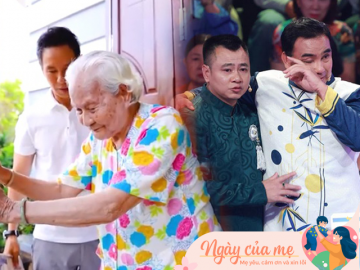 Lý Hải tràn nước mắt khi mẹ U100 hỏi Anh là ai?, càng nghẹn ngào hơn với lời kể của Quyền Linh, chồng Thu Trang