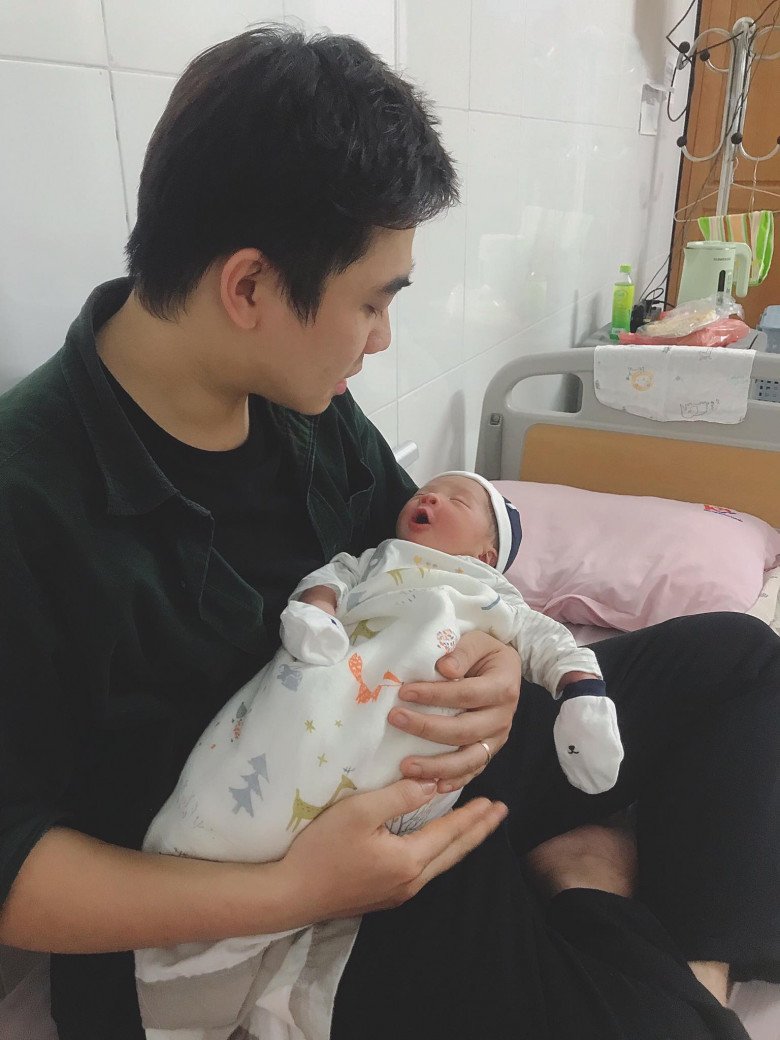 Với anh Dương, có con là 1 sự may mắn. (Ảnh: NVCC)