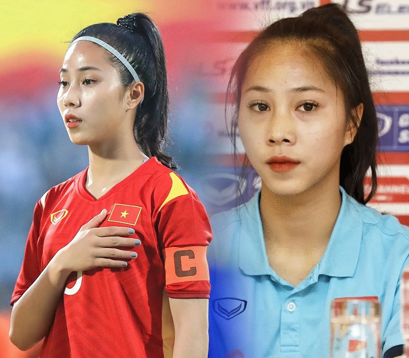 Danh sách cầu thủ nóng bỏng tiếp theo không thể kể thiếu Thủ quân U20 nữ Việt Nam Lê Thị Bảo Trâm. Cô không phải là cái tên xa lạ với người hâm mộ khi chơi rất nổi bật khi khoác áo U18, U19 Việt Nam.
