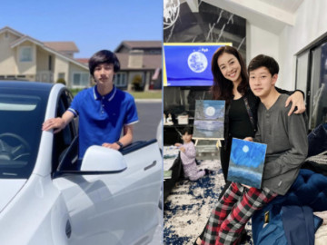 Jennifer Phạm tậu xế hộp mới chỉ để đưa Bảo Nam đi chơi, con trai Quang Dũng khác lạ với mái tóc dài