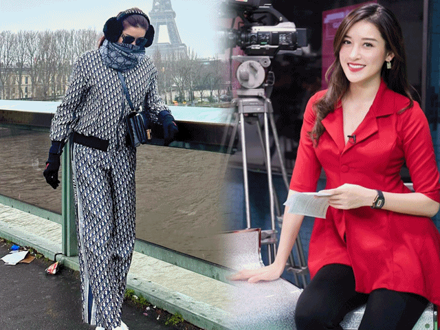 Thời trang - "Quốc bảo nhan sắc Việt" được báo Trung khen hết lời, đi biển không bikini, "dát" hàng hiệu từ đầu đến chân