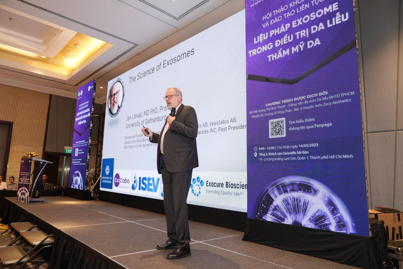 Bài báo cáo của GS.TS.BS. Jan Olof Lötvall tại buổi Hội thảo