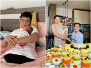 Làm mẹ - Chàng không chân Tô Đình Khánh sinh con tự nhiên với vợ đẹp, làm đầy tháng con hoành tráng không kém sao Việt