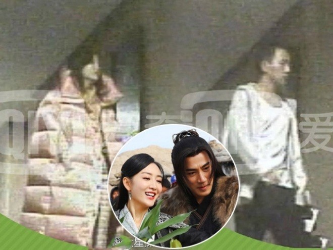 Hình ảnh Vương Âu và Lưu Khải Uy đọc kịch bản đêm khuya khiến nhiều người bàng hoàng.