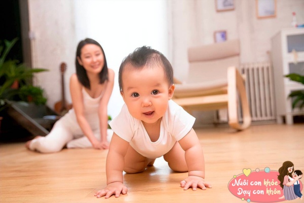 Trước khi biết đi, trẻ không nên bỏ qua giai đoạn tập bò rất quan trọng.
