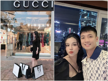 Cô chủ khách sạn Bắc Ninh có con mới làm đám cưới với Bùi Tiến Dũng, được chồng thưởng nóng xe sang, hàng hiệu mỗi ngày