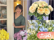 Nhà đẹp - MC Diễm Quỳnh cắm hoa sáng rực góc nhà, "đẹp cuống cuồng như sợ không ai ngắm"